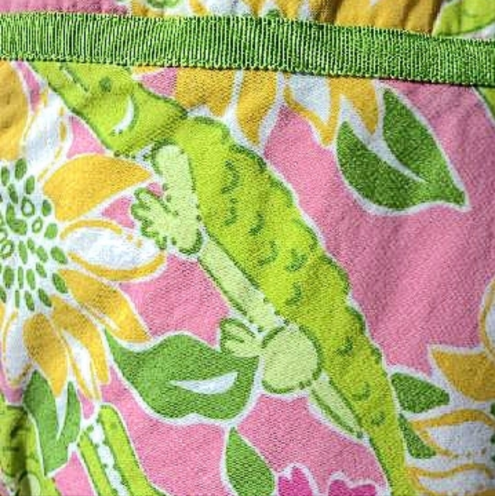 🐊 Lilly Pulitzer Vintage TailGATOR Floral A-Line Skirt